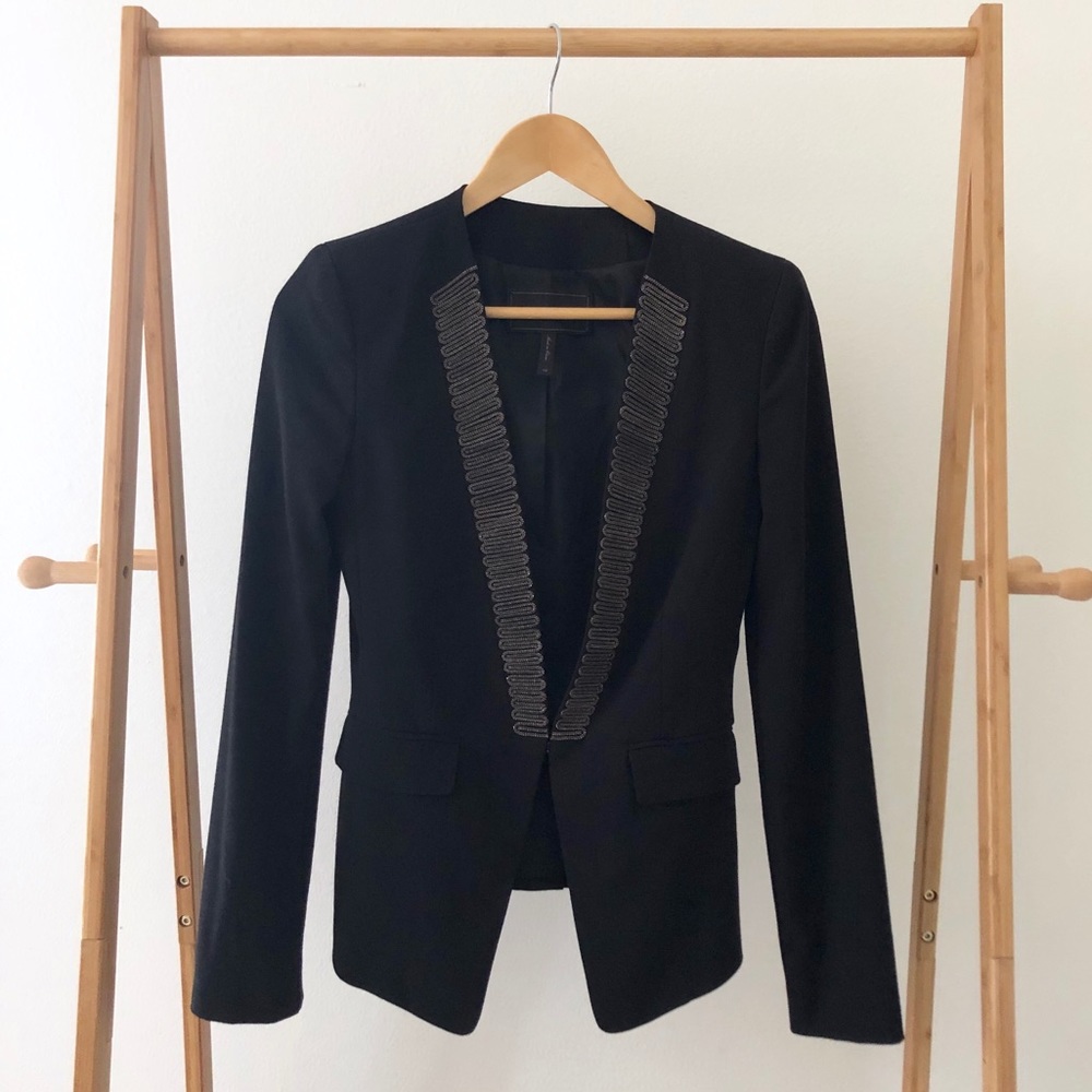 BCBGMaxAzria Whitley Embellished Blazer Jacket - Picture 2 of 8